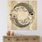 Designart - Chinese Koi Fish In Chinoiserie Style III - Nautical & Coastal Print on Natural Pine Wood